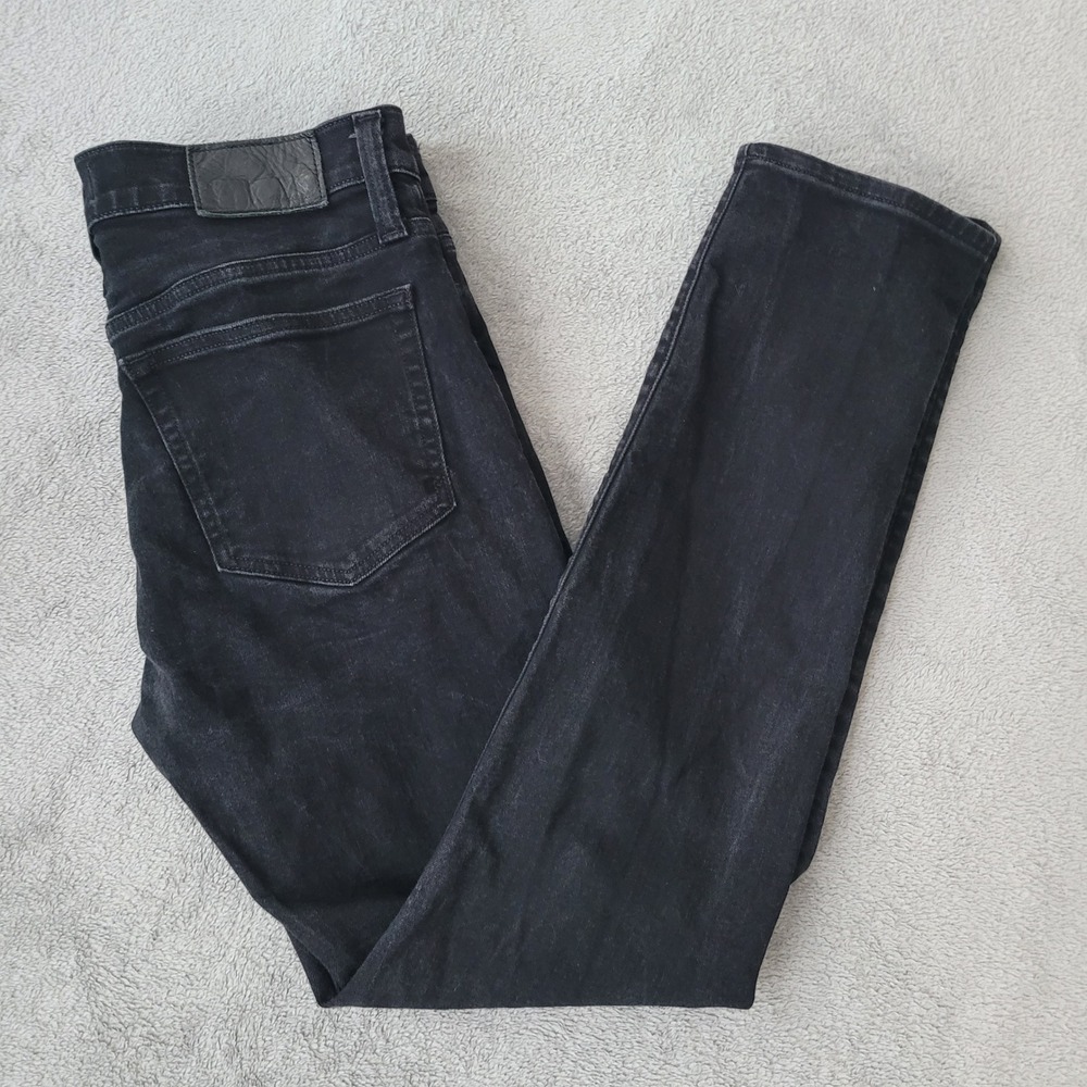 Madewell 32 X 32 black slim denim jeans classic basics grunge‎ goth alternative